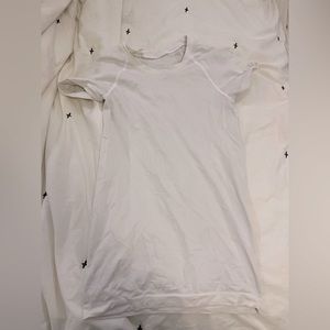 lululemon swiftly tech short sleeve shirt in white